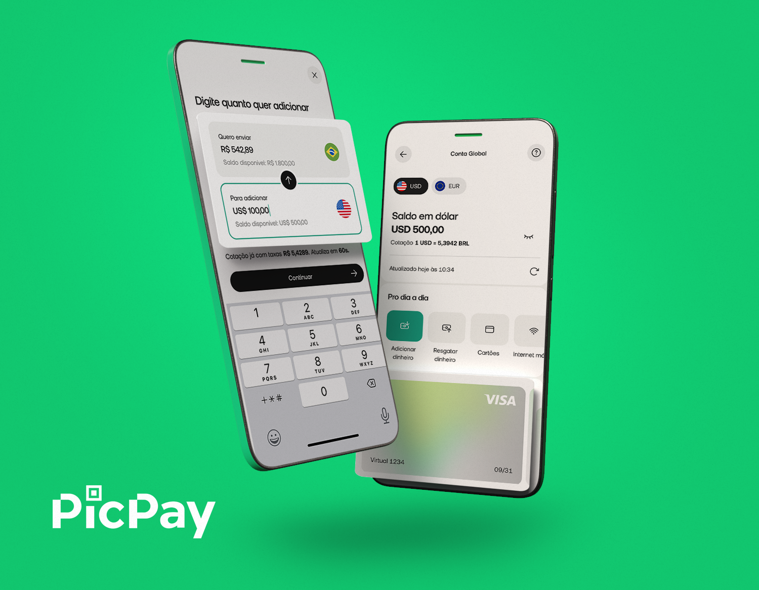 PicPay lança conta global integrada à brasileira