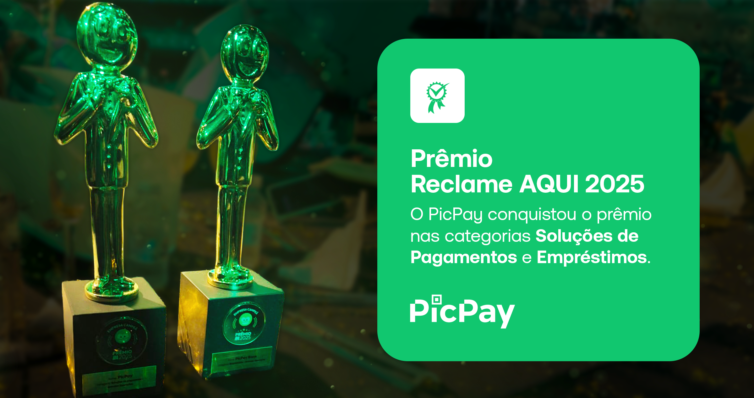 PicPay vence Prêmio Reclame Aqui 2025